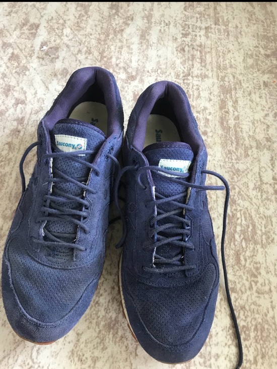 Saucony Other - Saucony Men's Navy Blue Suede Athletic Sneakers